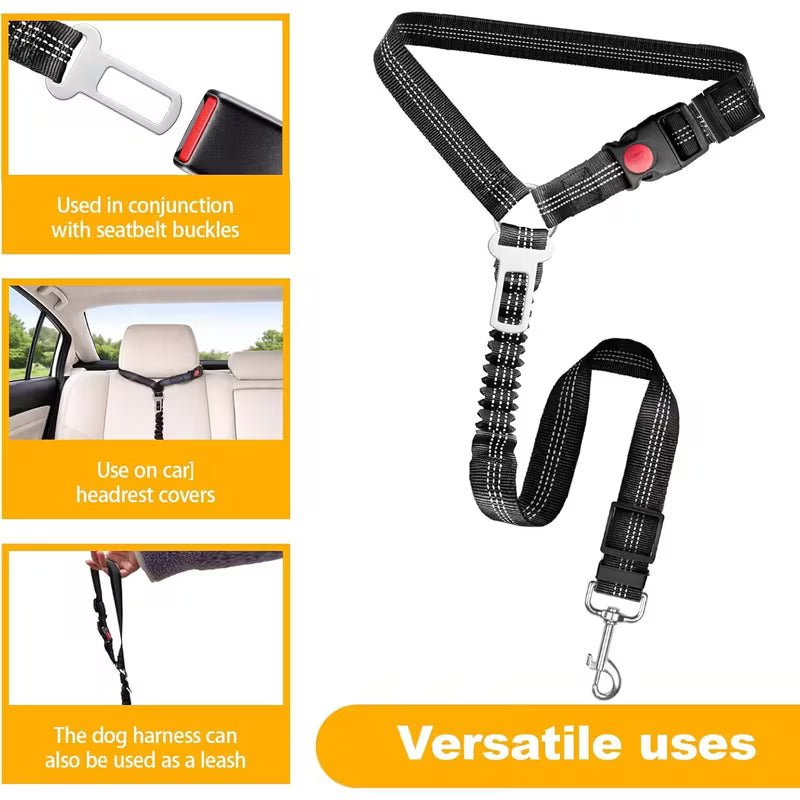 Single Dog Seat Belt for Cars