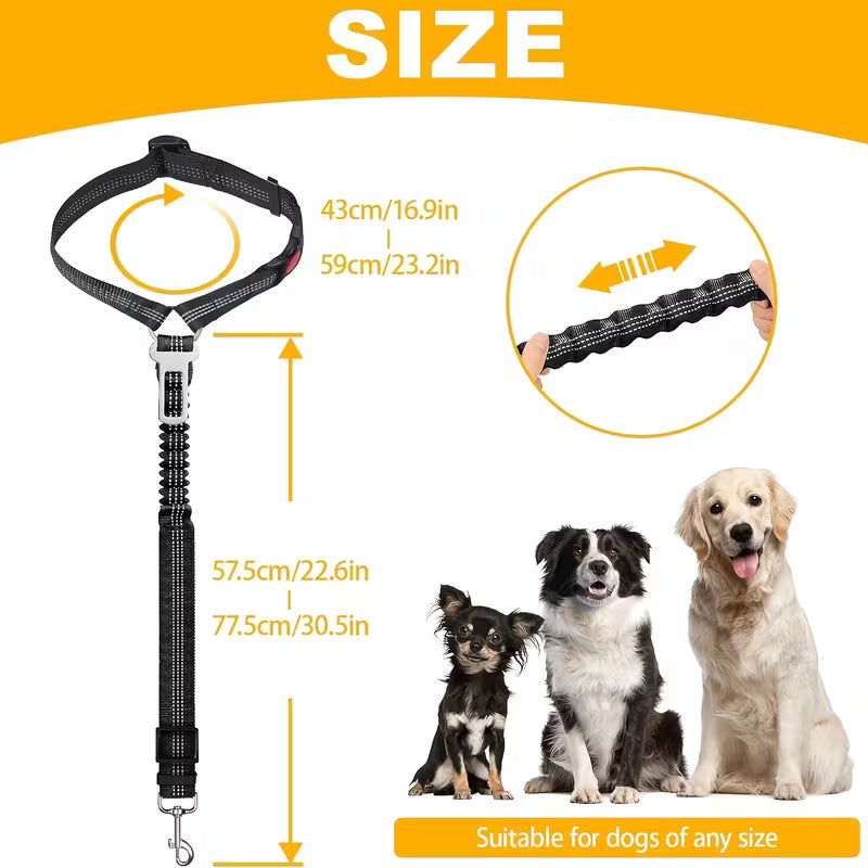 Single Dog Seat Belt for Cars