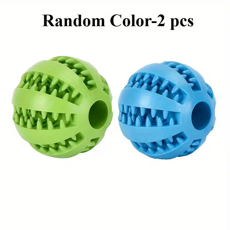 Interactive Gel Dog Ball Toy 2pc