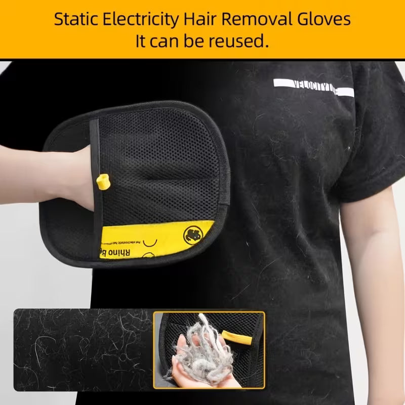 Electrostatic Hair Removal Gloves 2pc
