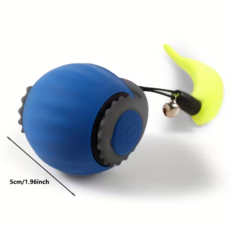 Automatic Rolling Cat Ball Toy with Tail